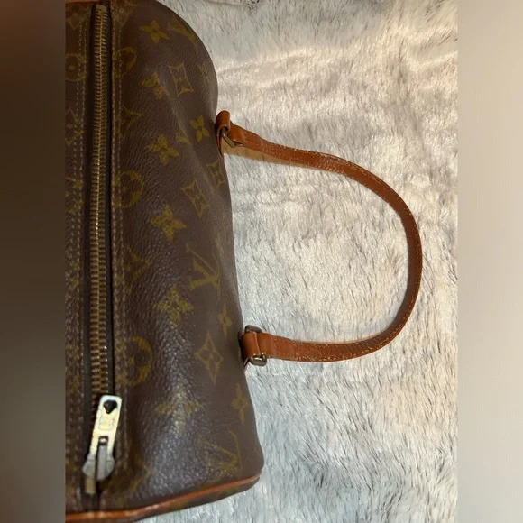 LOUIS VUITTON PAPILLON BROWN BARREL BAG CHAIN NOT INCLUDED - Picture 8 of 15